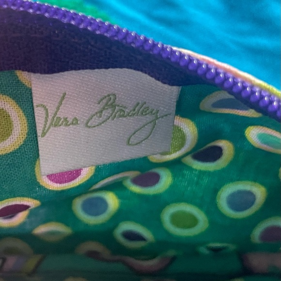 Purple Vera Bradley card case. Approximately 3 1/2 x 6”. Excellent condition! - Picture 3 of 7